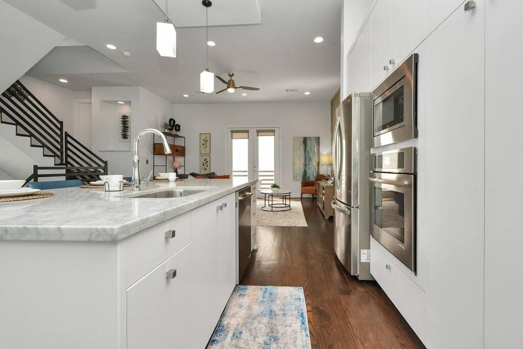 ヒューストン Casa Labella - Downtown Skyline Views - Sleeps 10ヴィラ エクステリア 写真