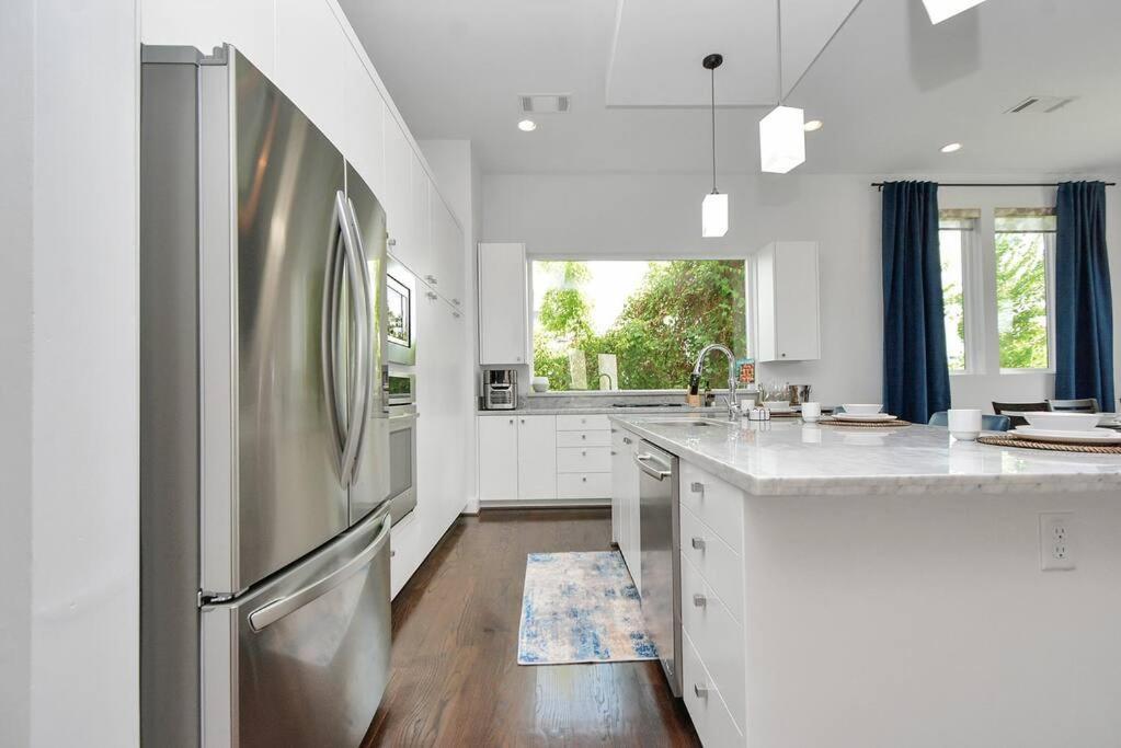 ヒューストン Casa Labella - Downtown Skyline Views - Sleeps 10ヴィラ エクステリア 写真